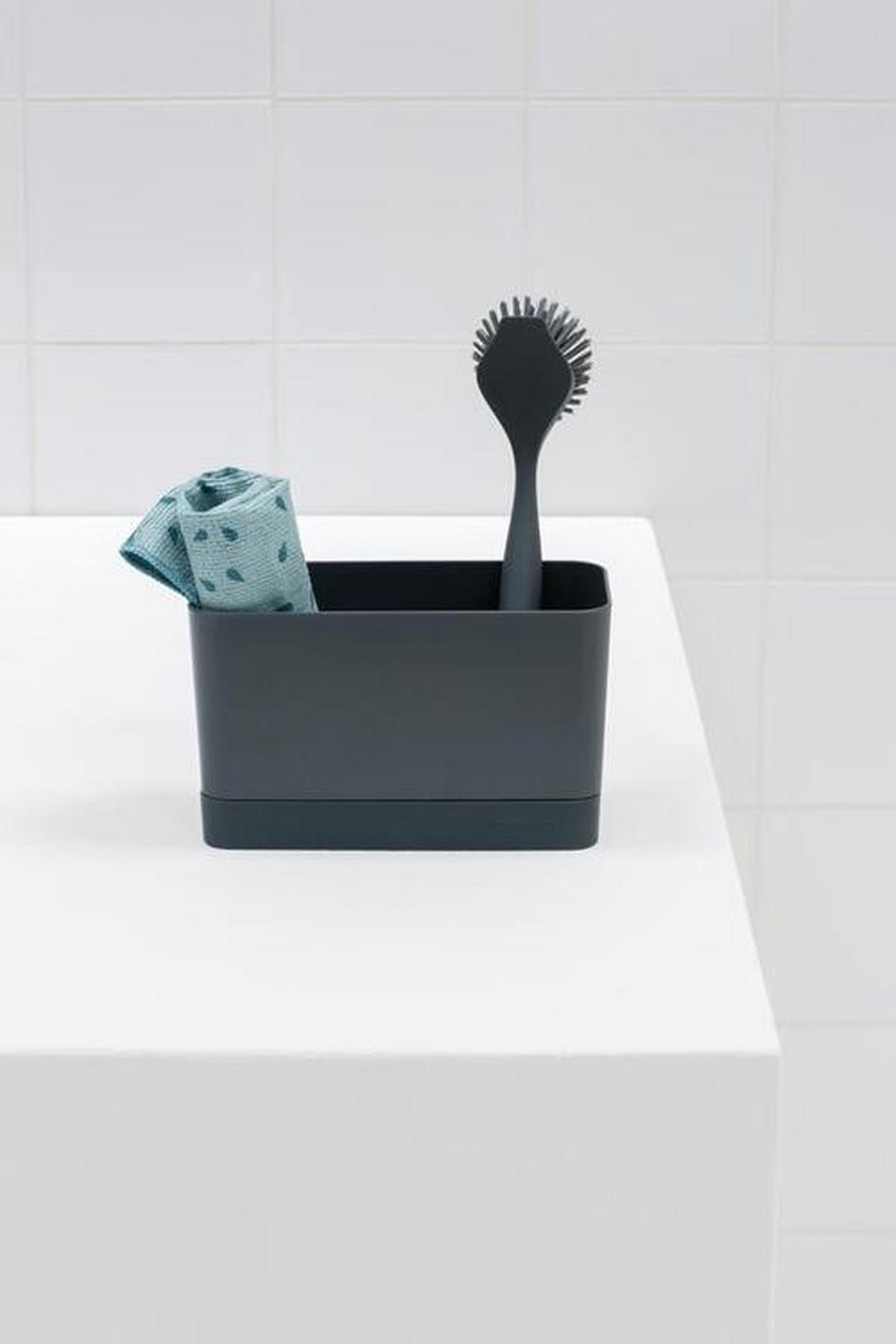 ORGANIZÉR NA MYCÍ PROSTŘEDKY tmavě šedá - tmavě šedá, Design, plast (8,5/19/11,5cm) - Brabantia