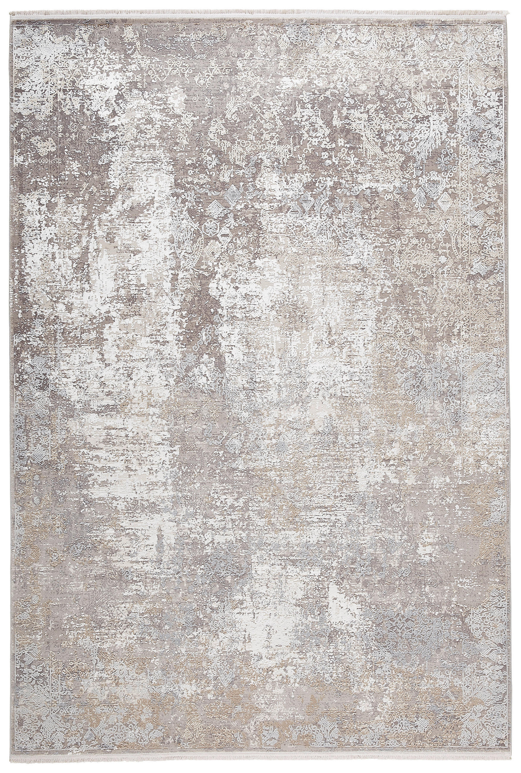 Dieter Knoll Webteppich Grau, Beige 240x290 cm