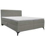 BOXBETT 160/200 cm  in Hellgrau  - Hellgrau/Schwarz, Design, Holz/Holzwerkstoff (160/200cm) - Xora