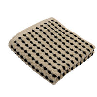 RUČNÍK, 50/100 cm, černá, ecru - černá/ecru, Konvenční, textil (50/100cm) - Dieter Knoll