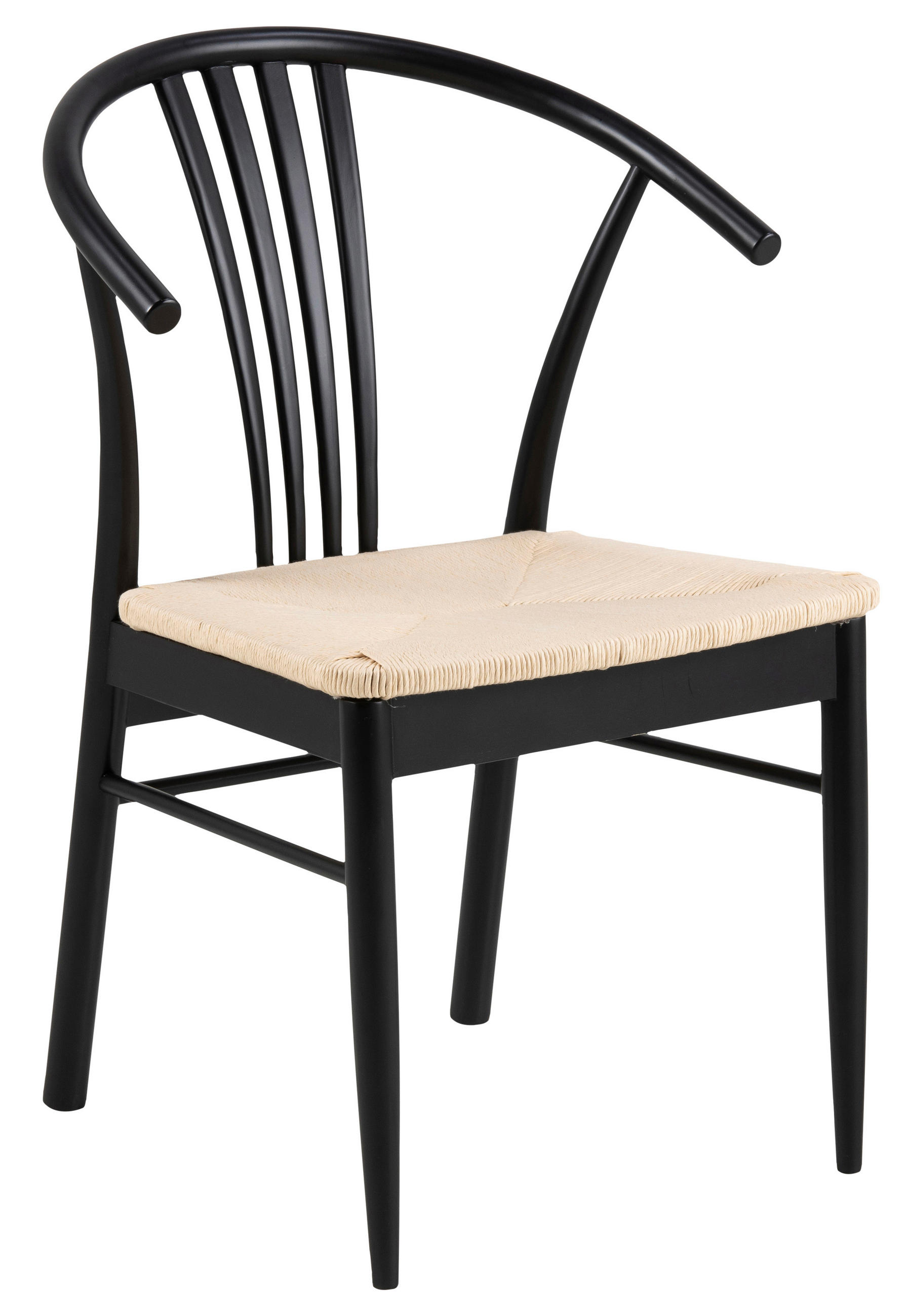STOL  modellutbud   svart, vit  - vit/svart, Klassisk, papper/trä (54/83/54cm) - Best Price
