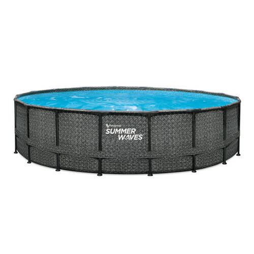 POOL 549/132 cm  - Grau, KONVENTIONELL, Kunststoff (549/132cm) - Ambia Garden