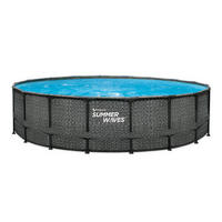 POOL 549/132 cm  - Grau, KONVENTIONELL, Kunststoff (549/132cm) - Ambia Garden