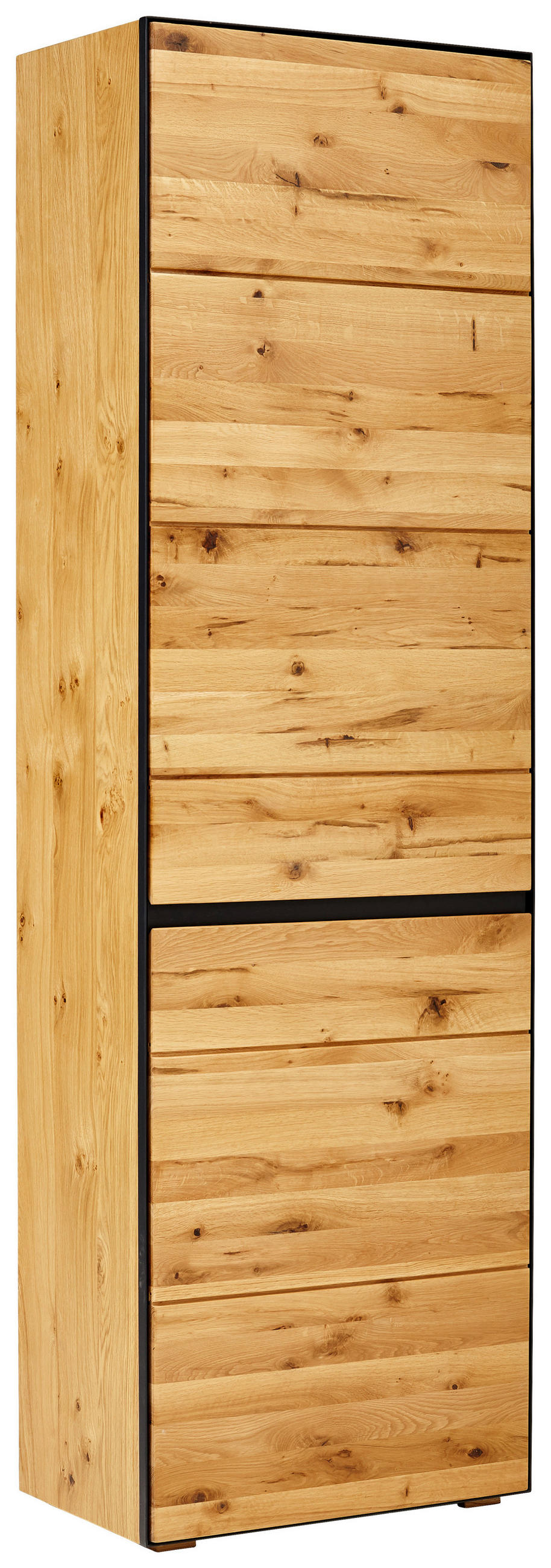GARDEROBENSCHRANK 60/200/38 cm - Eichefarben/Anthrazit, Natur, Holz/Holzwerkstoff (60/200/38cm) - Linea Natura