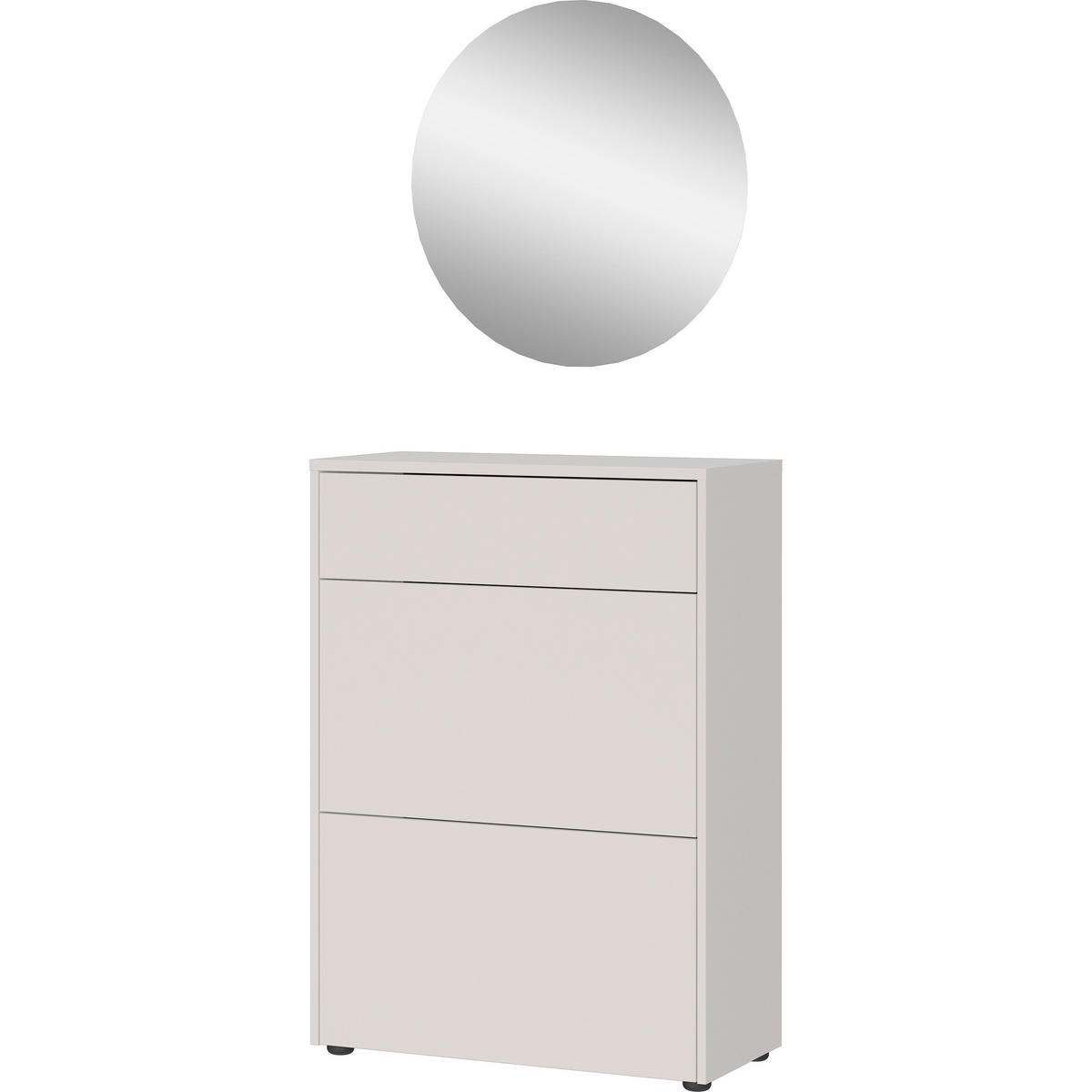 GARDEROBE 2-teilig  in 70/200/34 cm  - Kaschmir/Eichefarben, Design, Holzwerkstoff (70/200/34cm) - Livetastic