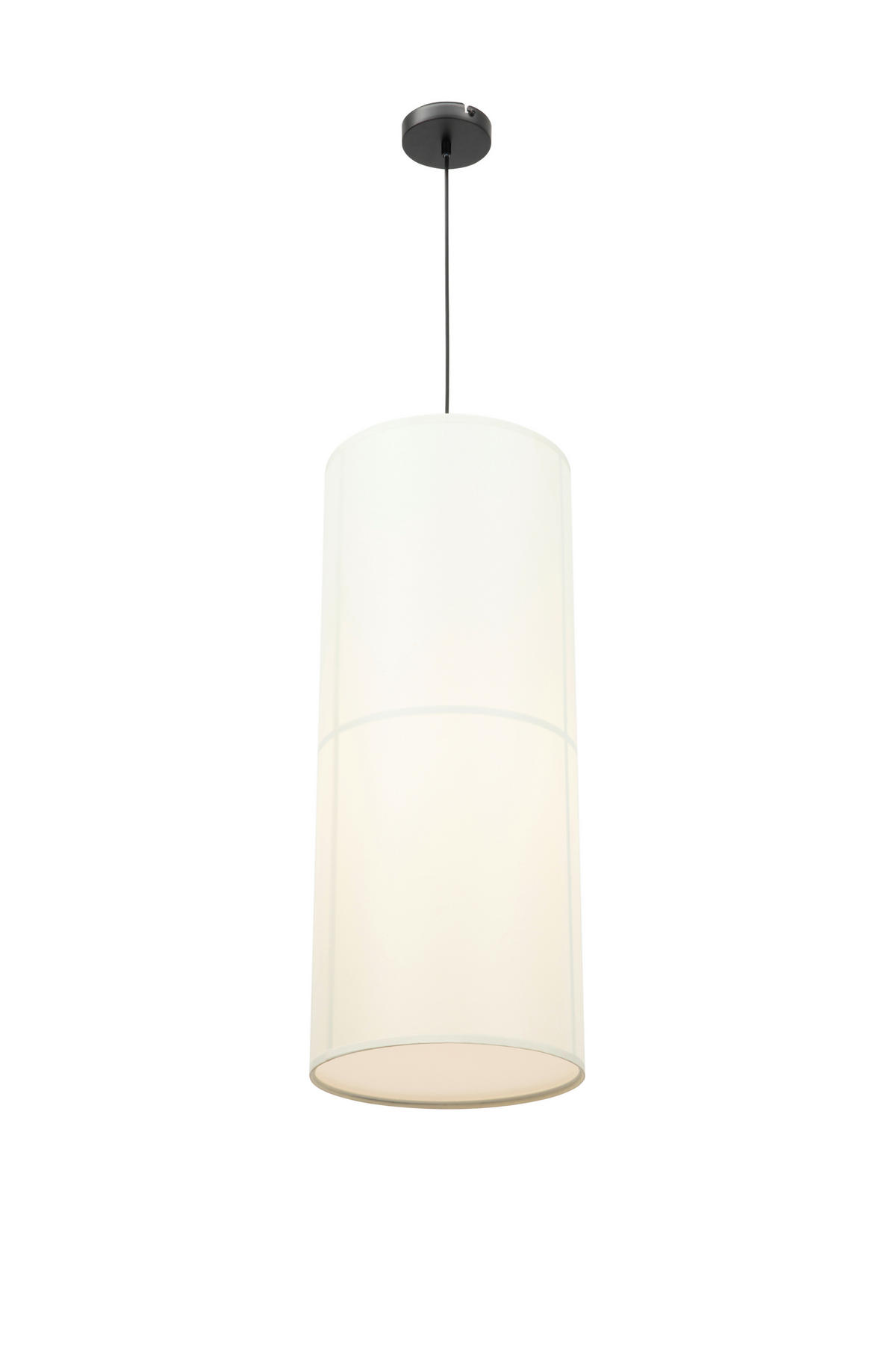 HÄNGELEUCHTE 30/120 cm   - Weiß, Design, Kunststoff/Textil (30/120cm) - Collet's Monde