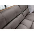 ECKSOFA Grau Flachgewebe  - Schwarz/Grau, MODERN, Kunststoff/Textil (235/275cm) - Landscape