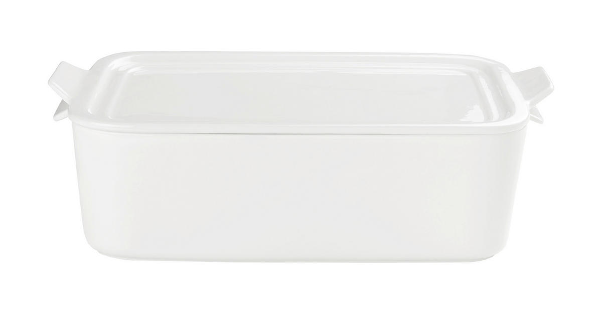 AUFLAUFFORM 30,5/18,3/10,4 cm   - Weiß, Basics, Keramik (30,5/18,3/10,4cm) - Homeware Profession.