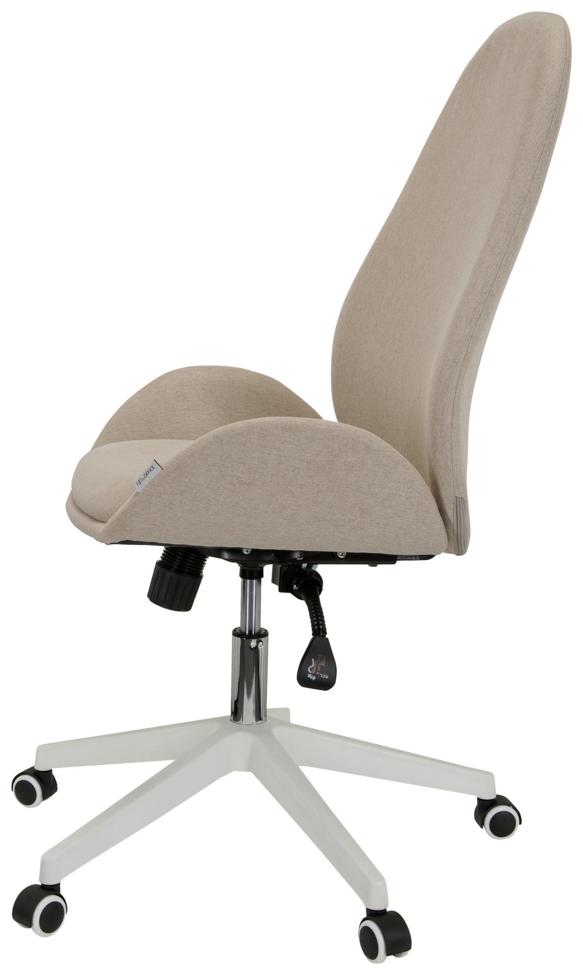 DREHSTUHL Flachgewebe Beige  - Beige/Weiß, Basics, Kunststoff/Textil (56/104/58cm) - MID.YOU