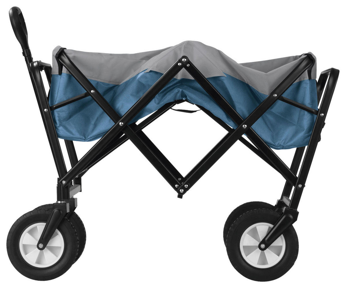 BOLLERWAGEN EASYmaxx Blau, Grau, Schwarz 100/50/61 cm  - Blau/Schwarz, MODERN, Kunststoff/Metall (100/50/61cm)