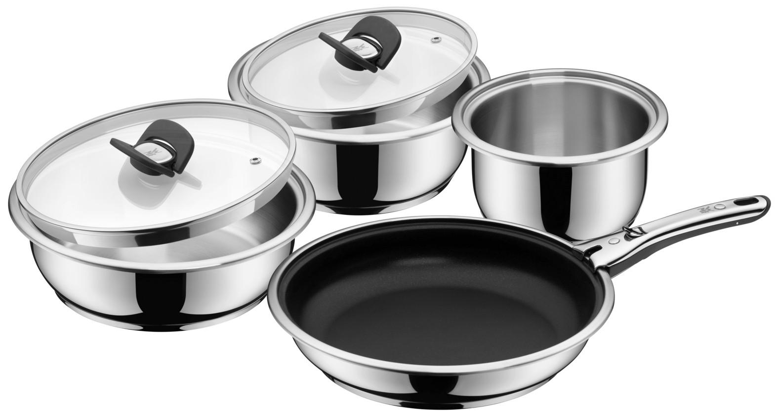 SET ŠERPI 7 delova - boja nerđajućeg čelika, Dizajnerski, staklo/metal - WMF