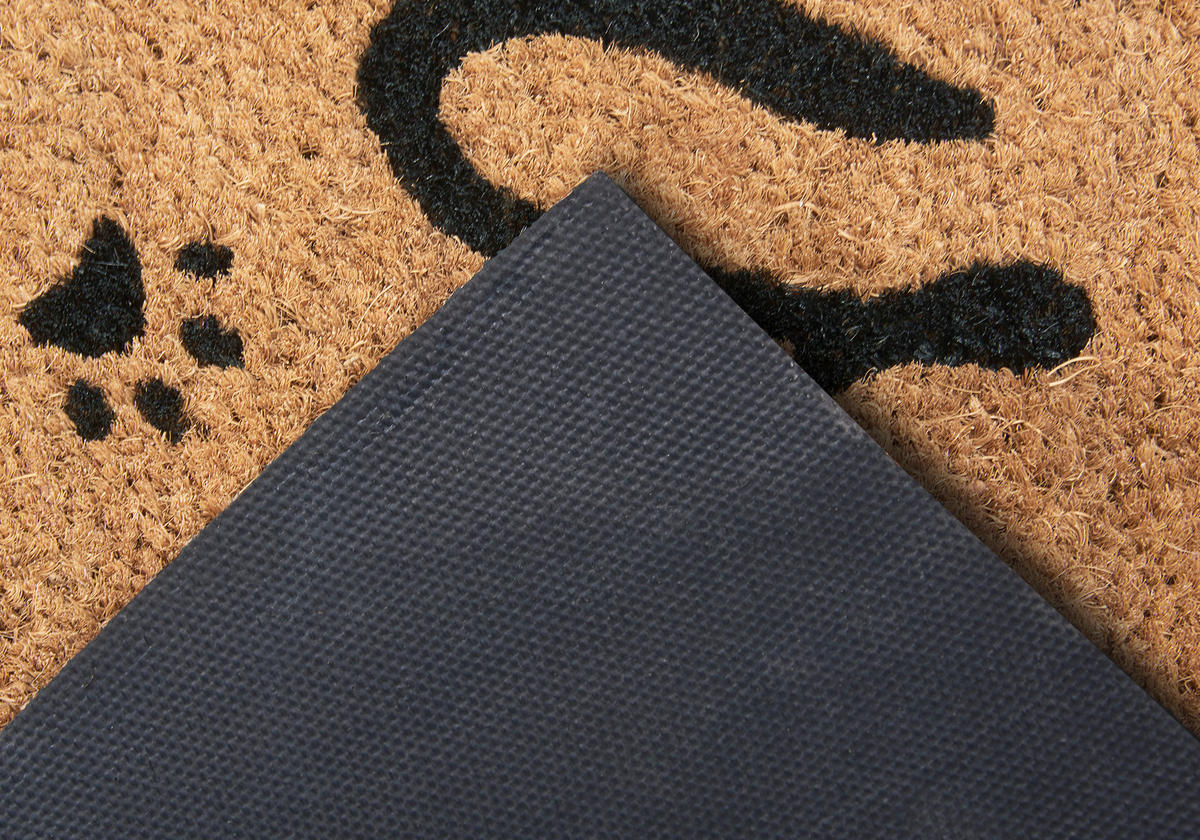 KOKOSMATTE  45/75 cm  Schwarz, Hellbraun  - Hellbraun/Schwarz, Basics, Naturmaterialien/Kunststoff (45/75cm) - Hanse Home