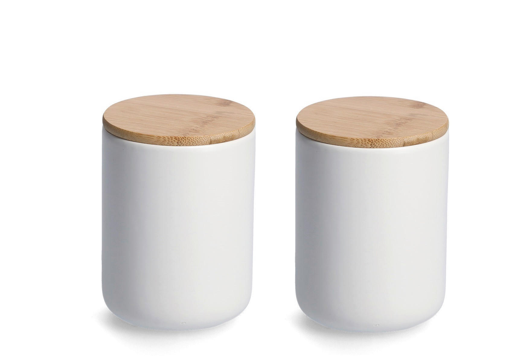 VORRATSDOSENSET  - Weiß, Basics, Keramik (25,5/25,5/15cm) - Zeller Present
