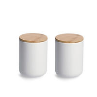VORRATSDOSENSET  - Weiß, Basics, Keramik (25,5/25,5/15cm) - Zeller Present