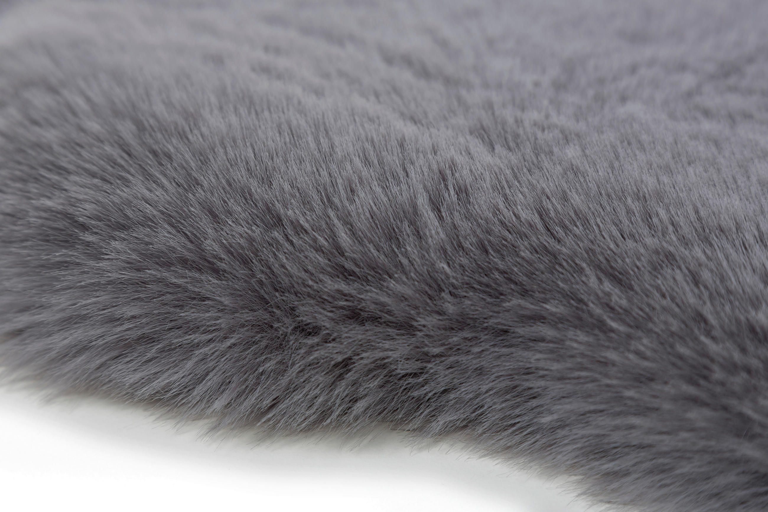 FELLTEPPICH 120/160 cm Anthrazit  - Anthrazit, Basics, Kunststoff/Textil (120/160cm) - Schöner Wohnen