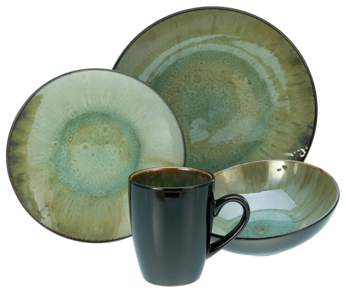KOMPLETT SERVIS Jawa 16 delar  - multicolor, Trend, keramik (40/26/31cm) - Creatable