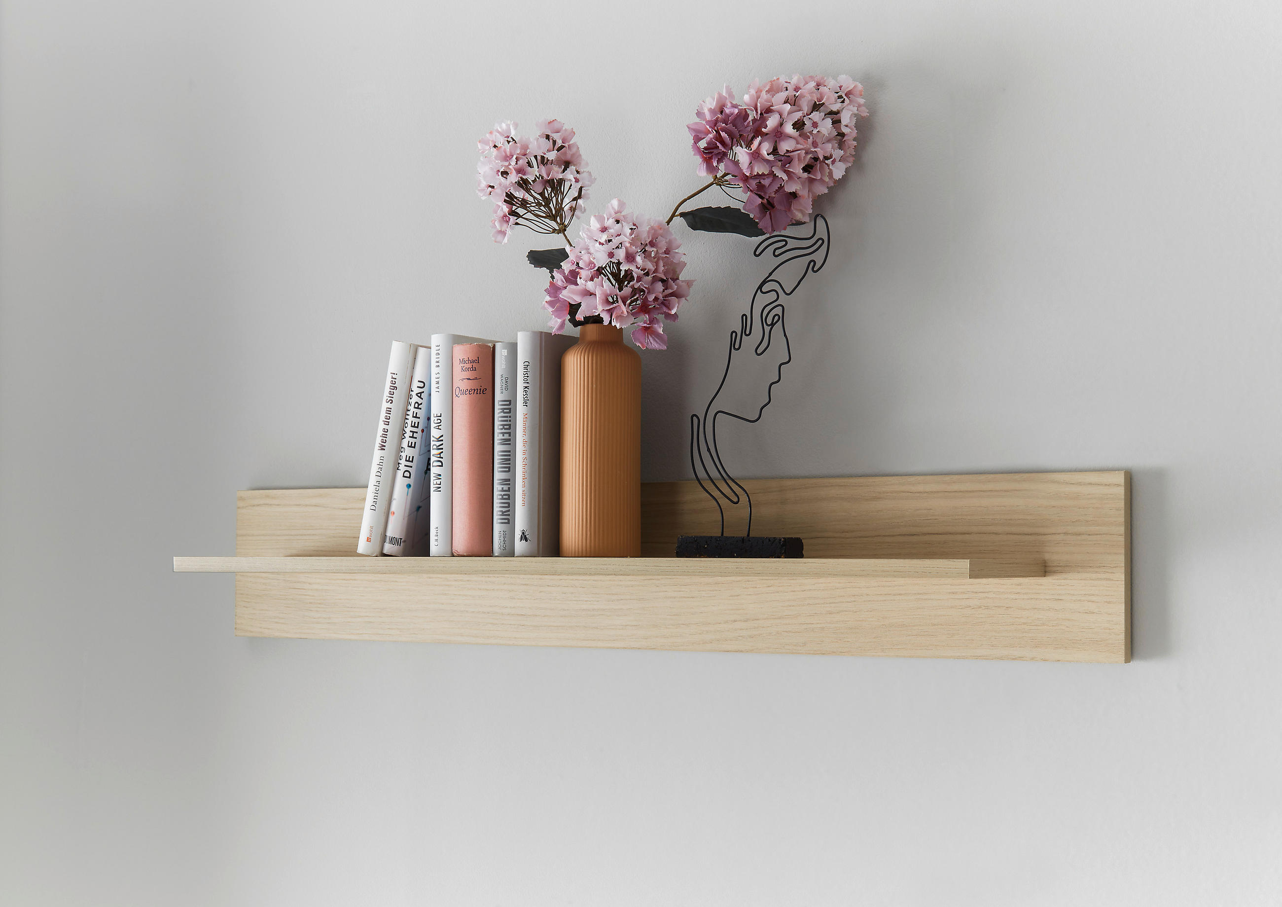 WANDBOARD Eichefarben  - Eichefarben, Design, Holzwerkstoff (107/20/17cm) - MID.YOU