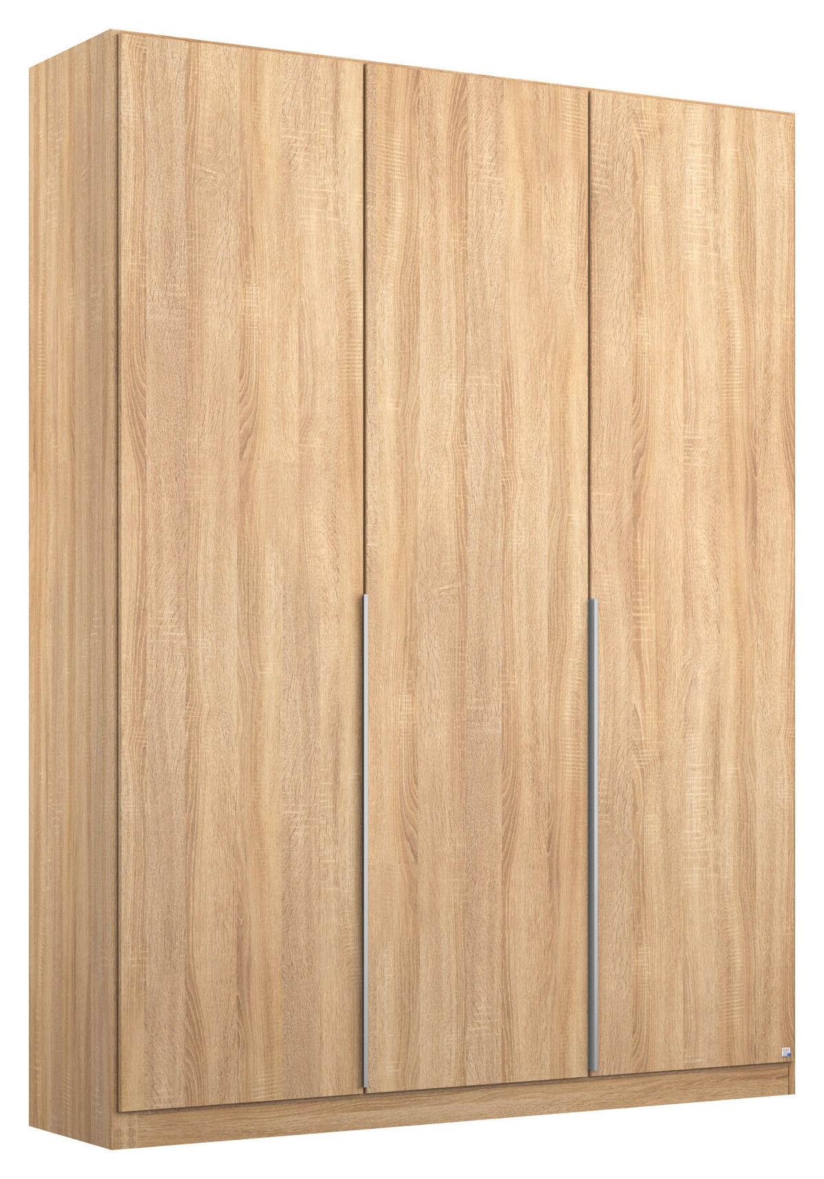 NYÍLÓAJTÓS SZEKRÉNY Sonoma tölgy  - Sonoma tölgy/alumínium színű, Modern, faalapú anyag/fém (136/229/54cm) - Rauch Möbel