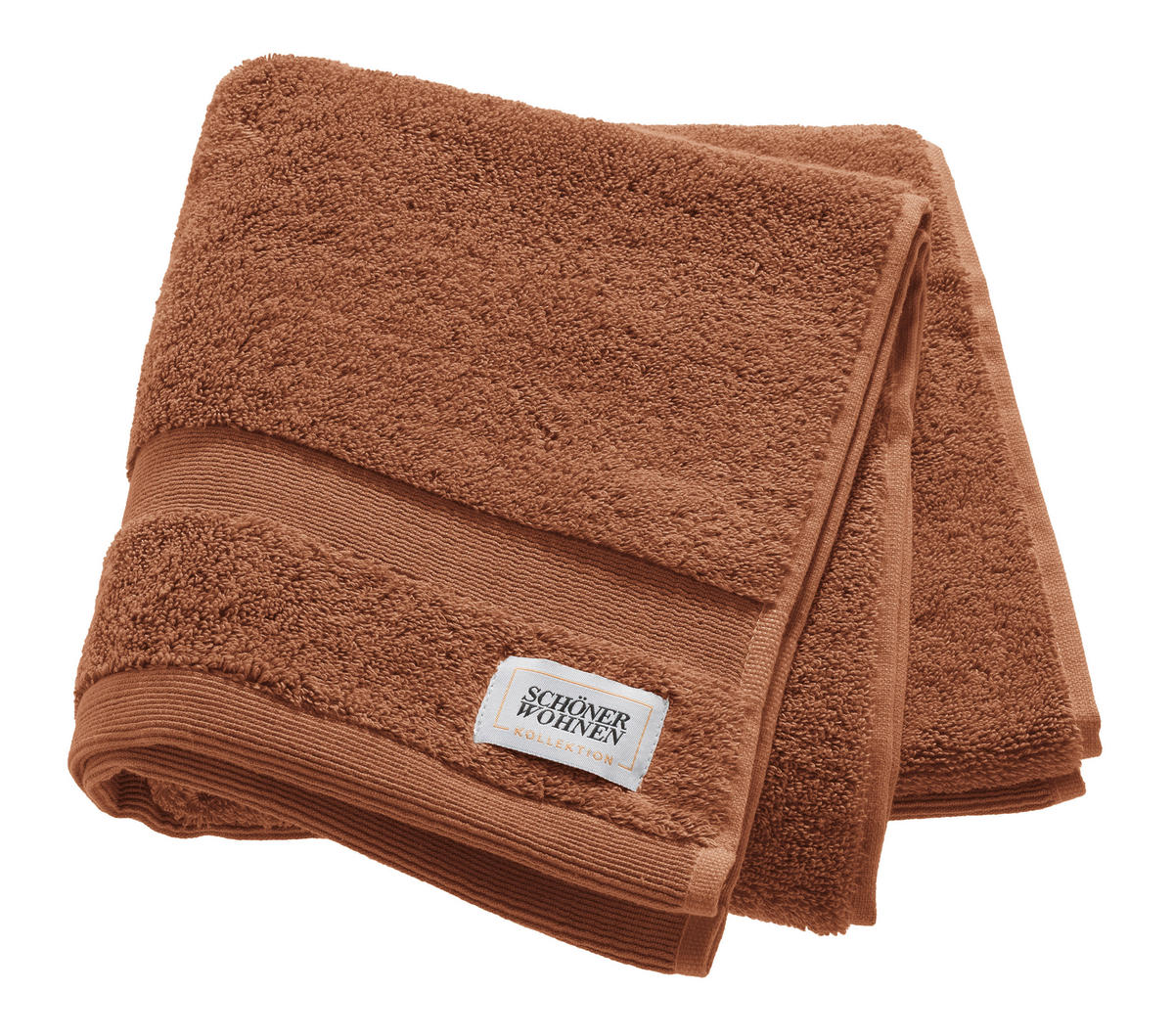 FROTTIERSET SW-Cuddly Braun, Kupferfarben, Rostfarben, Rotbraun 5-teilig  - Rotbraun/Rostfarben, Basics, Textil - Schöner Wohnen