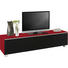 TV-ELEMENT rdeča, črna - aluminij/rdeča, Design, kovina/umetna masa (180/43/42cm) - Voleo TV-ELEMENT rdeča, črna - aluminij/rdeča, Design, kovina/umetna masa (180/43/42cm) - Voleo