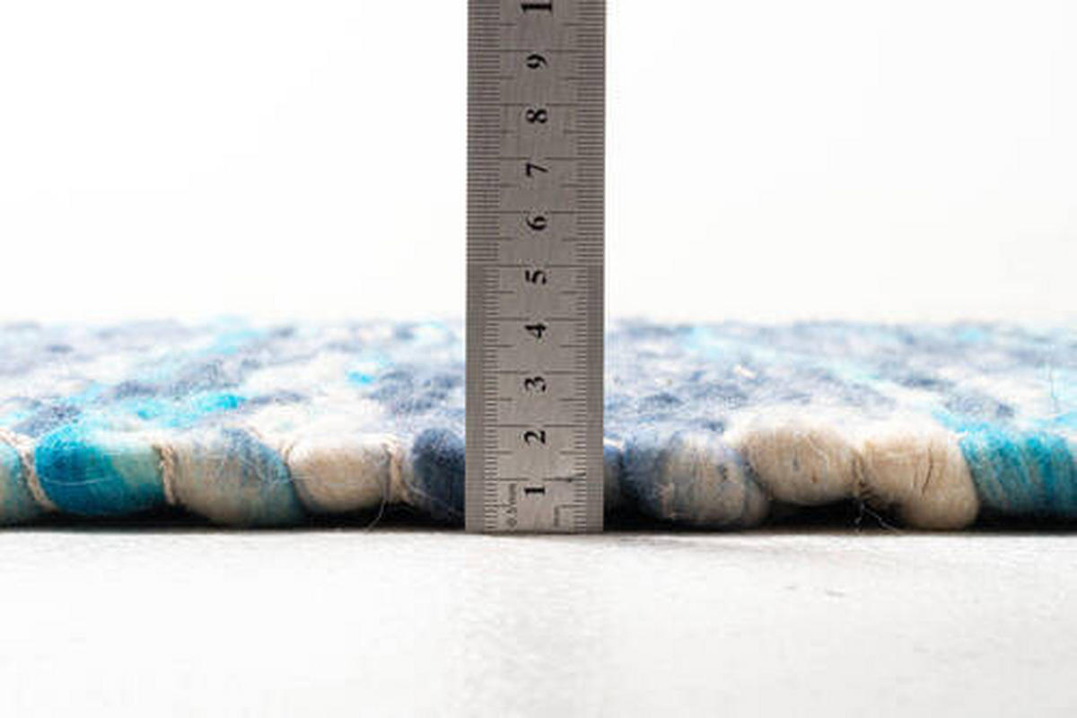 HANDWEBTEPPICH 160/230 cm Blau  - Blau, Basics, Textil (160/230cm) - Tom Tailor