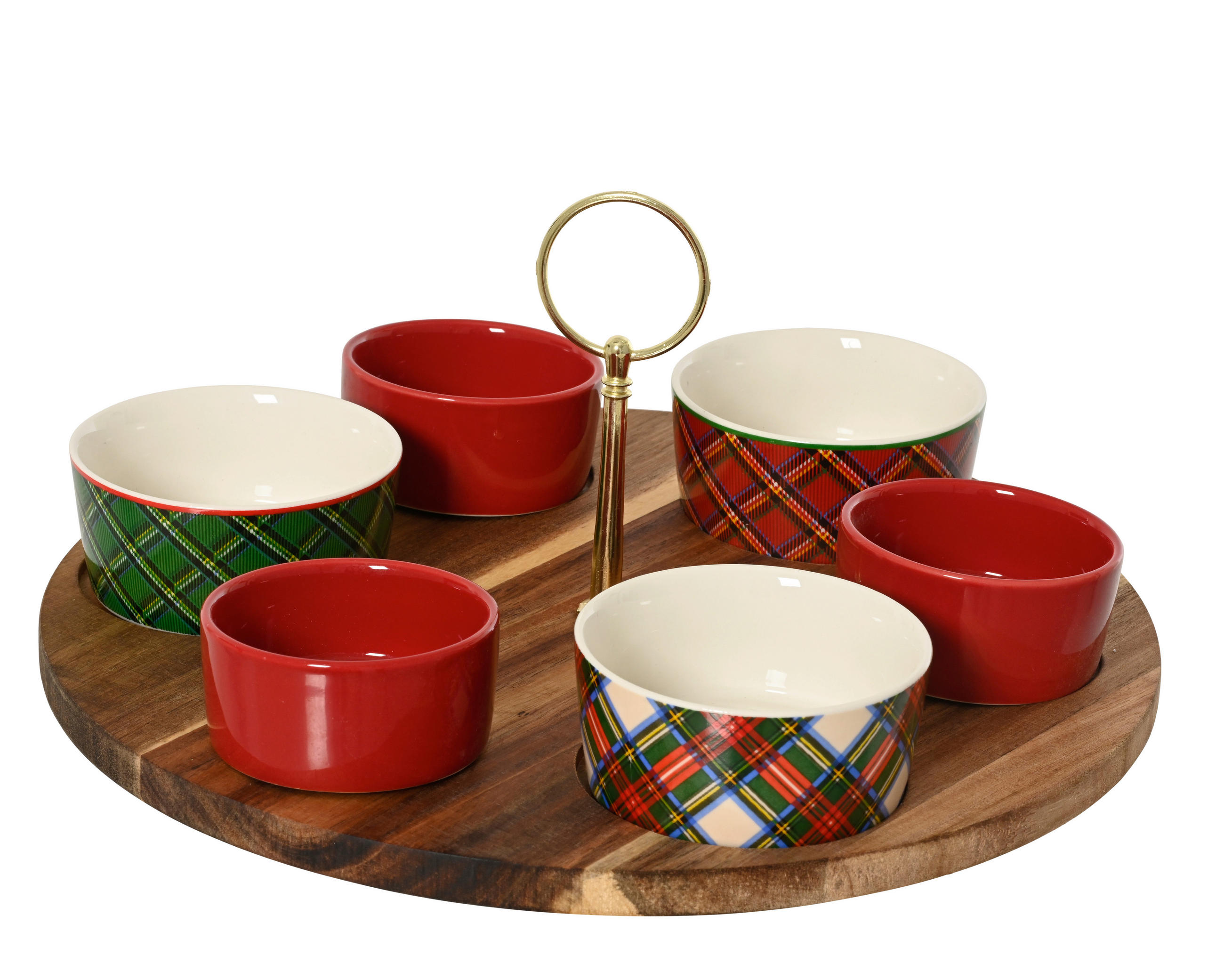 SNACKSCHALENSET  - Multicolor, LIFESTYLE, Keramik (29/29cm)