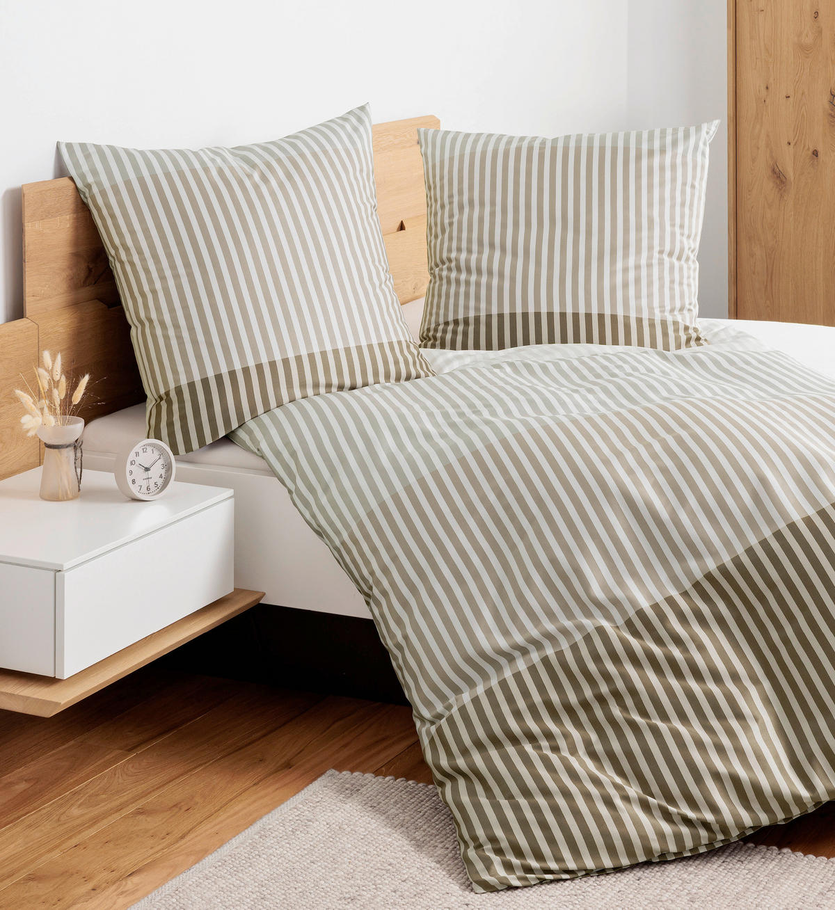 POSTELJINA 135/200 cm makosaten bež  - bež, Konvencionalno, tekstil (135/200cm) - Janine