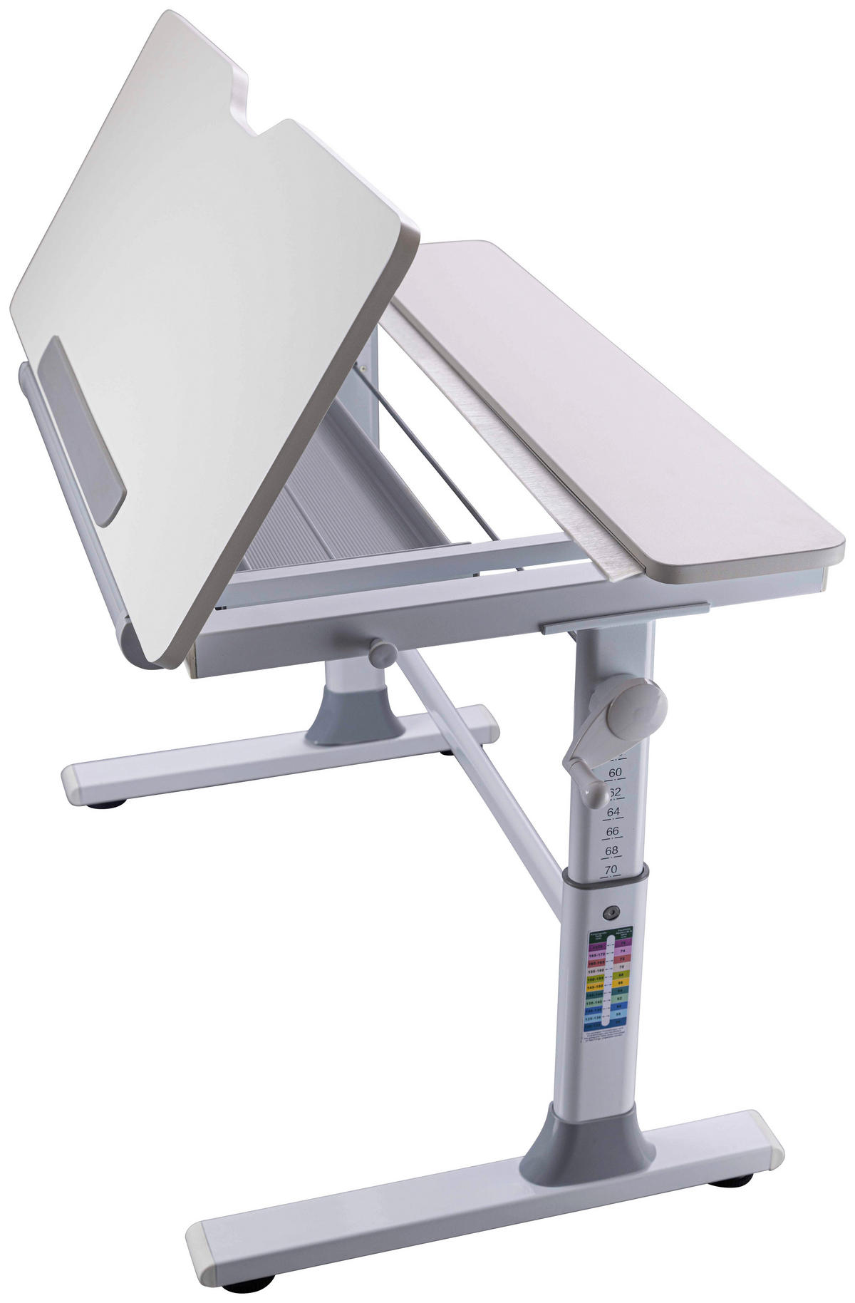 JUGENDSCHREIBTISCH  in Weiss  - Weiss, Modern, Holzwerkstoff/Metall (100/76/60cm) - MID.YOU