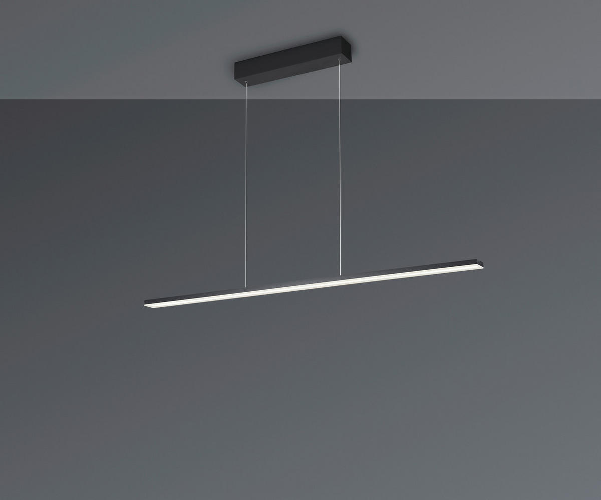 LED-HÄNGELEUCHTE 119/4/30-140 cm  - Schwarz, KONVENTIONELL, Metall (119/4/30-140cm) - BOPP