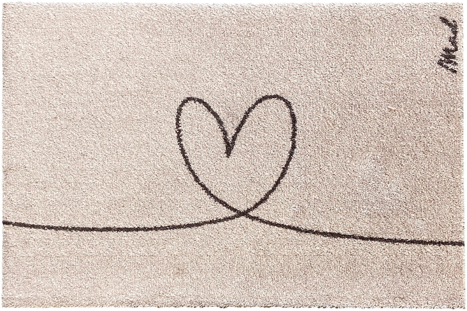 FUßMATTE  50/75 cm  Beige  - Beige, Design, Kunststoff (50/75cm) - madaboutmats