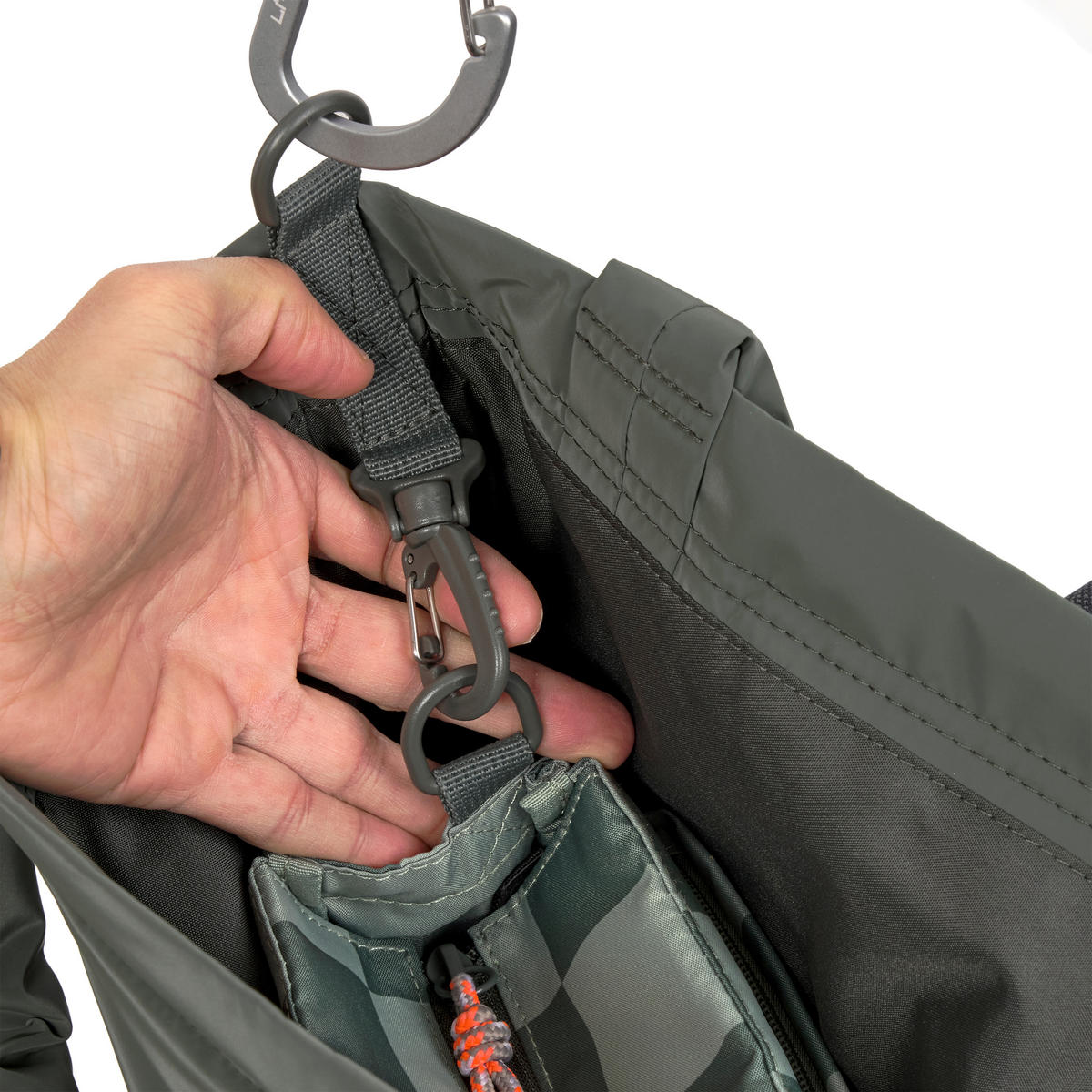 WICKELTASCHE Shopper MIX  - Olivgrün, Basics, Textil (38/11/44cm) - Lässig