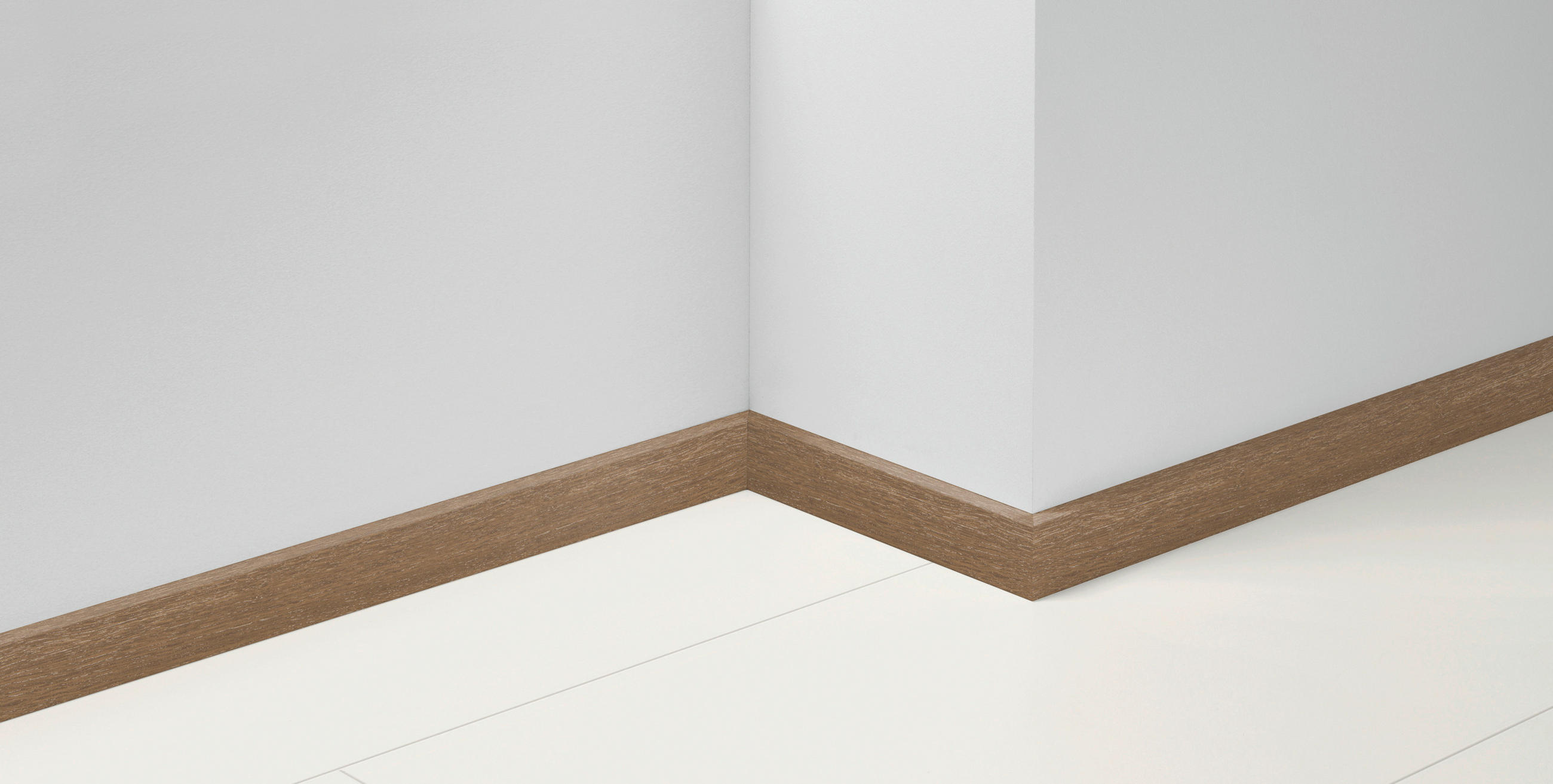 SOCKELLEISTE - Eichefarben/Dunkelbraun, Basics, Holz (220/1,6/5,0cm) - Parador