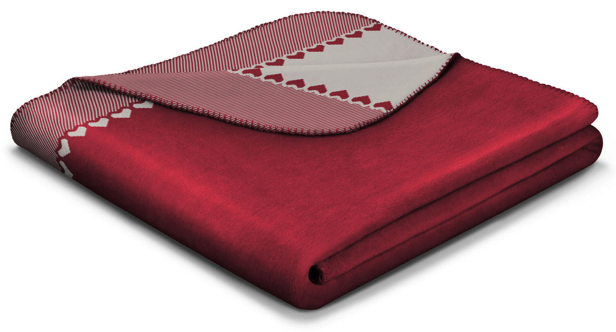 ĆEBE 150/200 cm crvena  - crvena, Konvencionalno, tekstil/plastika (150/200cm)