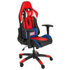 GAMINGSTUHL Rot, Schwarz, Weiß, Royalblau Kunststoff, Leder, Stein   - Blau/Royalblau, MODERN, Leder/Kunststoff (55/113-117/62,5cm) - X Rocker