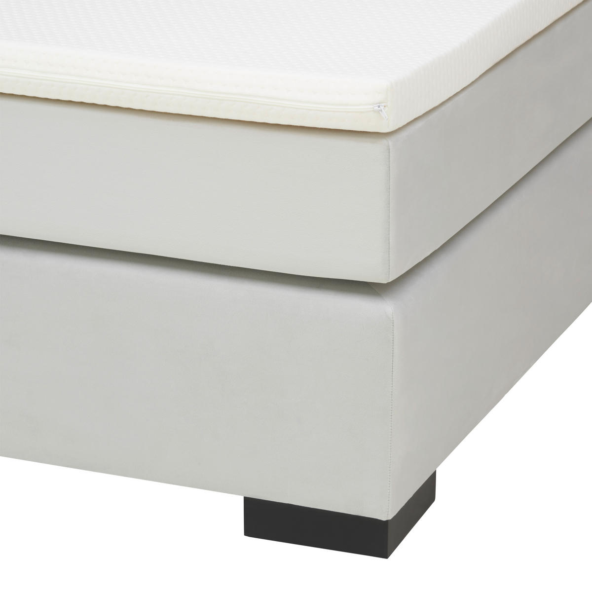 BOXSPRINGOVÁ POSTEĽ, 90/200 cm sivá - čierna/sivá, Modern, kartón/drevo (90/200cm) - MID.YOU