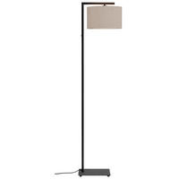 STEHLEUCHTE - Beige/Schwarz, Basics, Textil/Metall (35/160cm) - It's about Romi