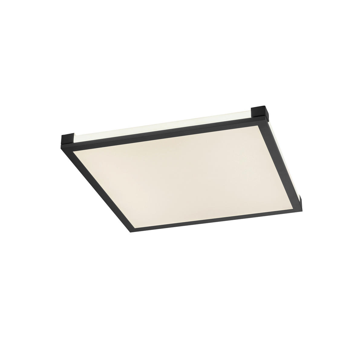 LED-PANEEL 45/45/7,1 cm  - Schwarz, Basics, Kunststoff/Metall (45/45/7,1cm)