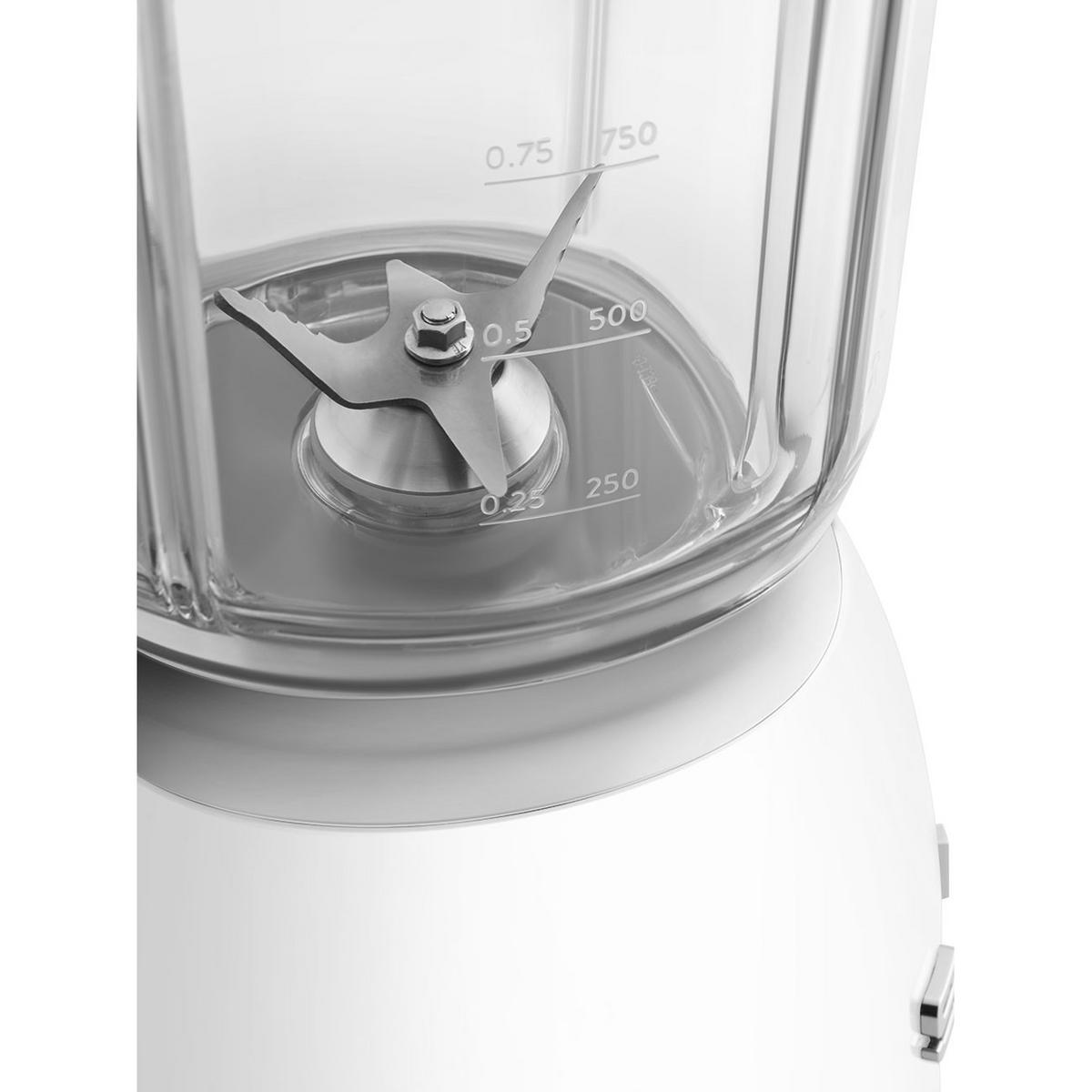 STANDMIXER  - Weiß Hochglanz, Design, Kunststoff/Metall (19,7/39,7/16,3cm) - SMEG
