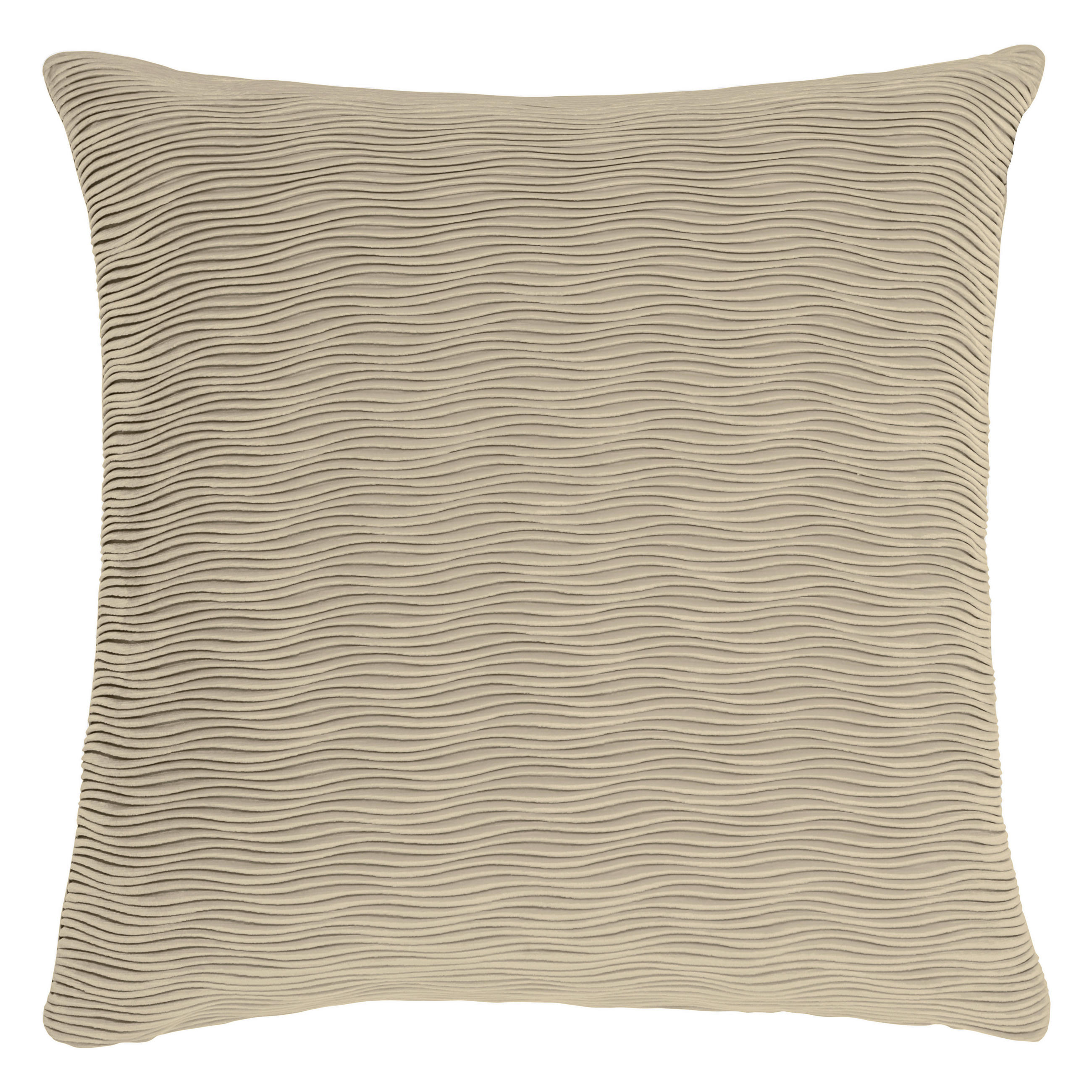 KISSENHÜLLE WAVE 50/50 cm  - Taupe, Basics, Textil (50/50cm) - Novel