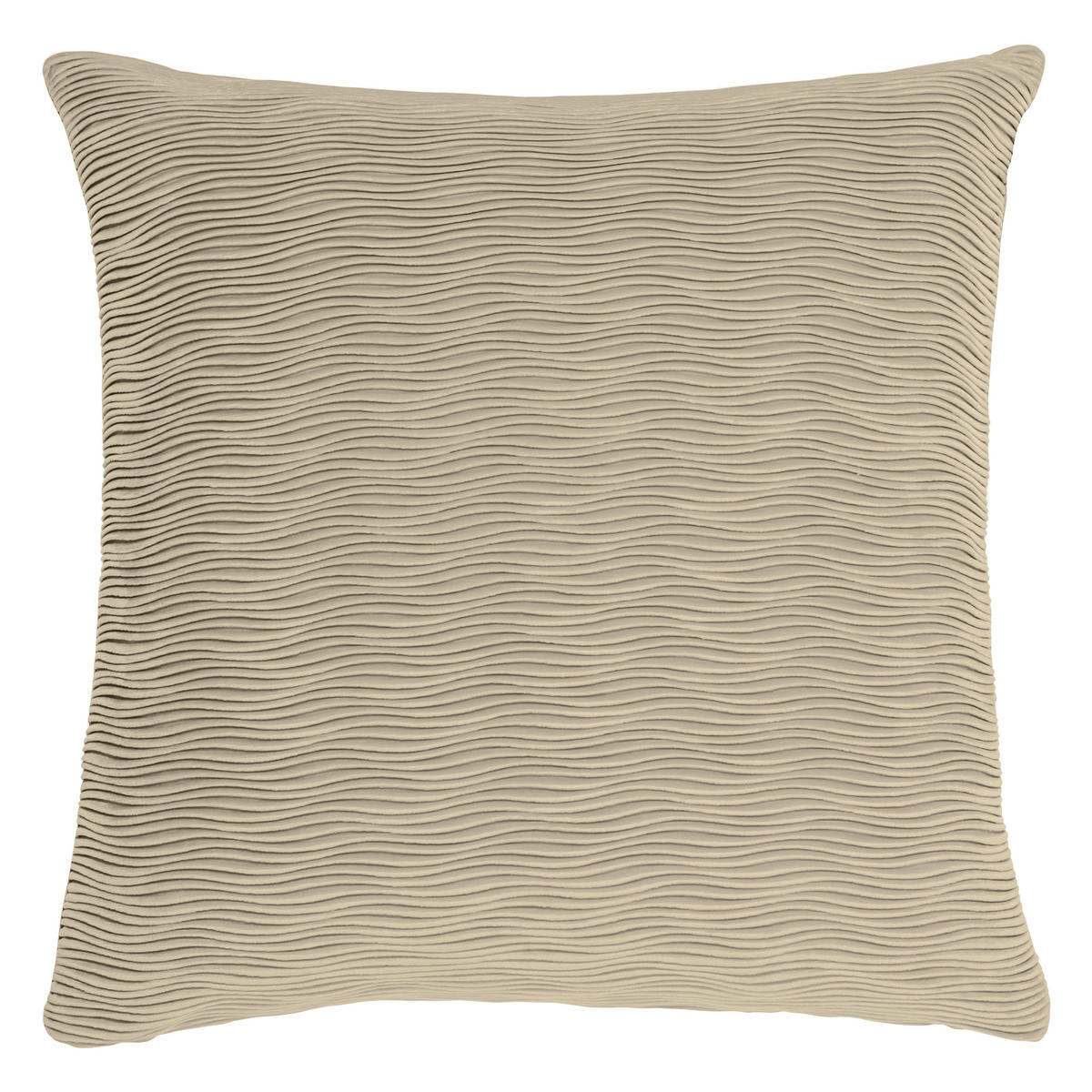 KISSENHÜLLE WAVE 50/50 cm  - Taupe, Basics, Textil (50/50cm) - Novel