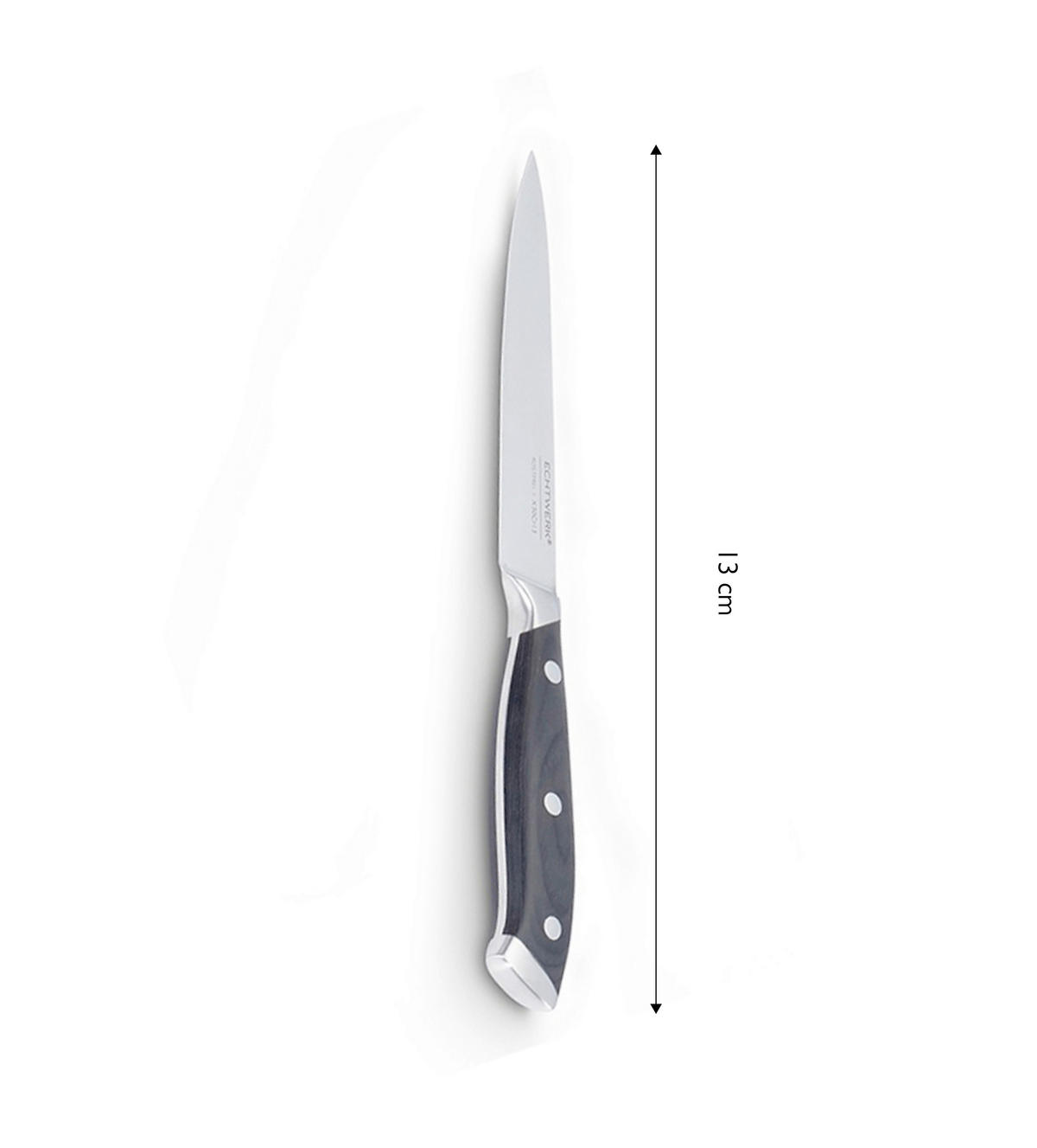 KÉSKÉSZLET 6 részes  - nemesacélszínű/barna, Basics, fém (24,5/9,5/36,4cm) - Echtwerk