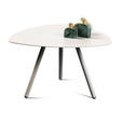 BEISTELLTISCH in Metall 60/60/35 cm  - Grau, Design, Metall (60/60/35cm) - Xora