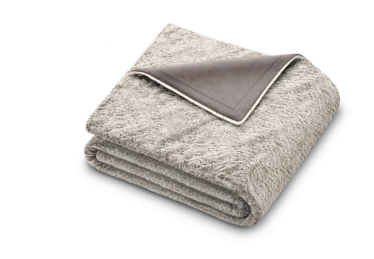 HEIZDECKE Nordic Taupe  - Braun, Basics (18,9/33,1/37,7cm) - Beurer