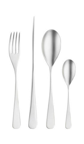 BESTECKSET AUDREY  16-teilig  - Edelstahlfarben, Basics, Metall (25,5/7/5,3cm) - Pintinox