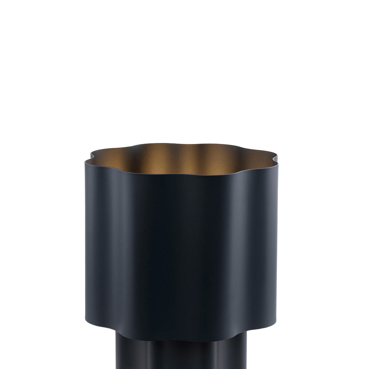 TISCHLEUCHTE - Schwarz, Trend, Metall (23/36cm) - Collet's Monde