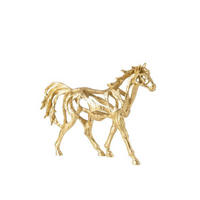 DEKOPFERD - Goldfarben, Basics, Kunststoff (44,5/11,5/36,5cm) - Ambia Home