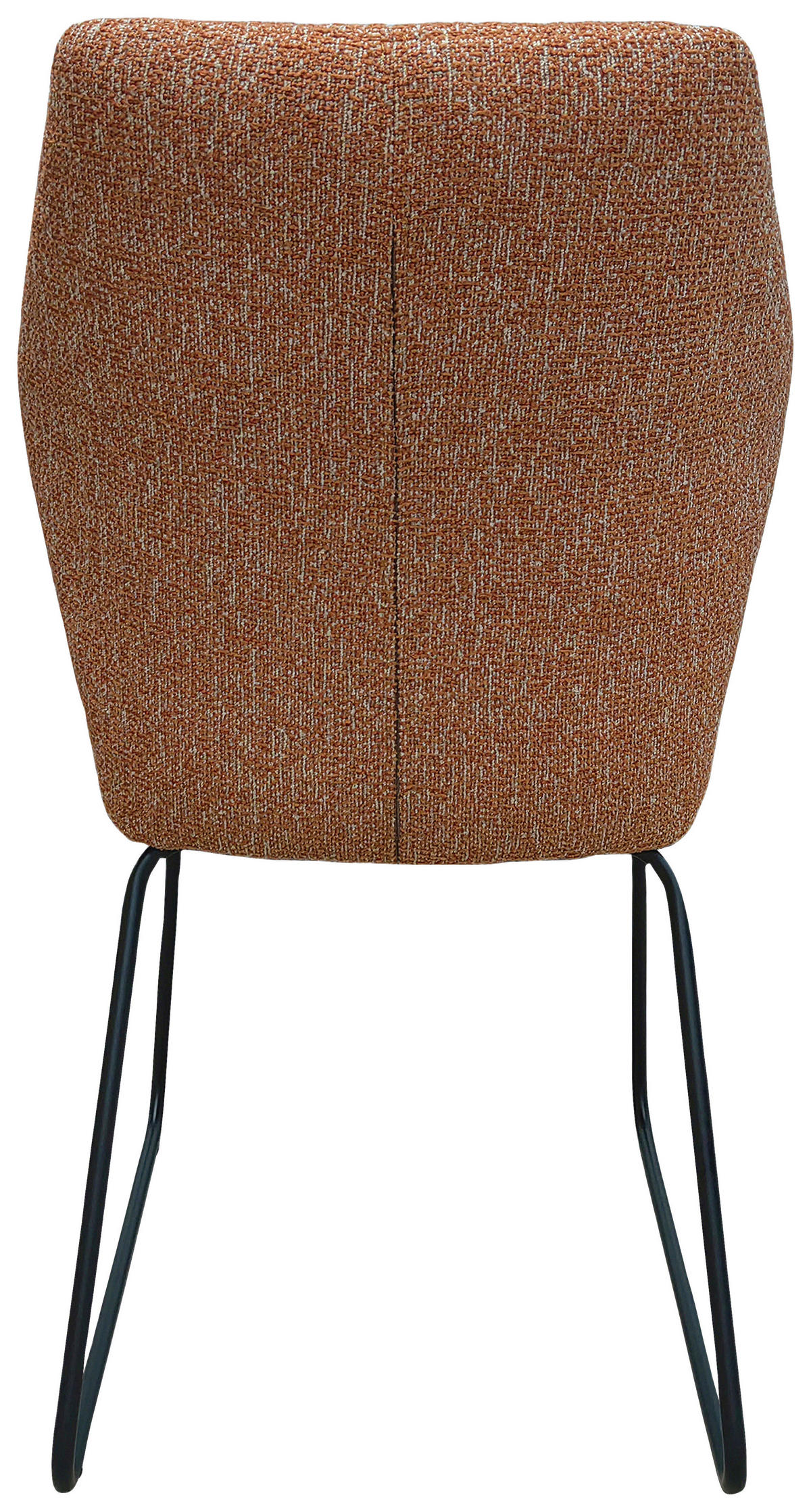 STUHL - Schwarz/Orange, Design, Textil/Metall (49/89,5/65cm) - Novel