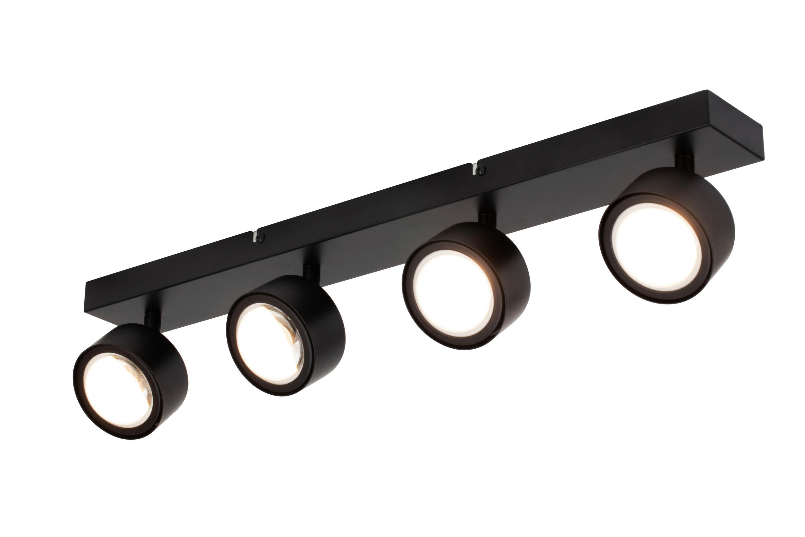 LED-STRAHLER Puk 56/8/10,8 cm   - Schwarz, Design, Metall (56/8/10,8cm) - Novel