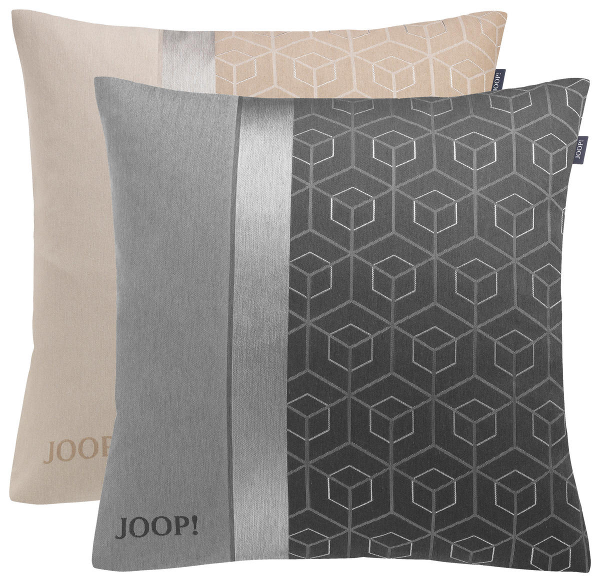 KISSENHÜLLE METRIC 50/50 cm  - Sandfarben/Beige, Design, Textil (50/50cm) - Joop!