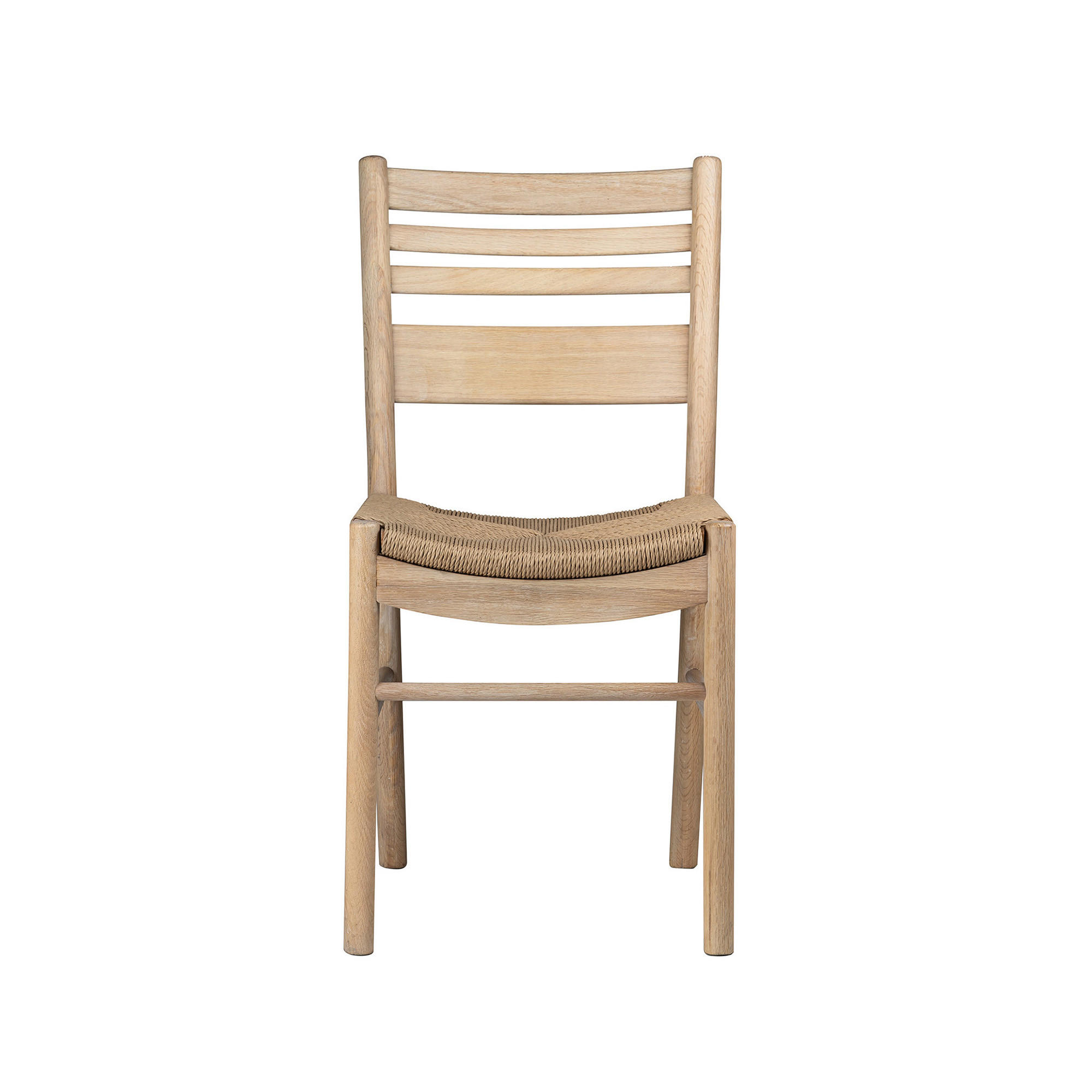 STOL  - ek Bianco/naturfärgad, Modern, trä (43/85/53cm) - Niels Andersson
